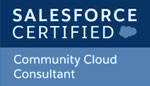 logo of Salesforce Commutity Cloud Consultant certificate